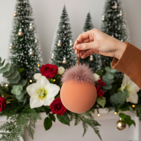 4PCS Set Christmas Ball Ornaments Glass Hanging Balls For Holiday Tree Decor Shiny Xmas Party Decorations FBA Shipment